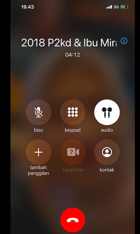 Mengubungi Adik Siti Via Telfon